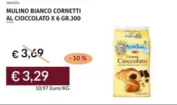 Prezzemolo e Vitale Mulino bianco cornetti al cioccolato x 6 offerta