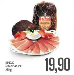 Supermercati Piccolo King's gran speck offerta