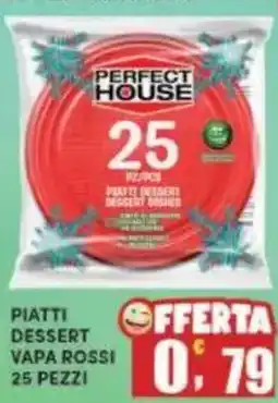 Maury's Piatti dessert vapa rossi offerta