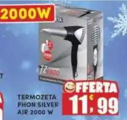 Maury's Termozeta phon silver air 2000 W offerta
