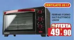 Maury's Ferrari forno elettrico 1380W offerta