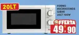 Maury's Forno microoonde GIRMI 20LT 700W offerta