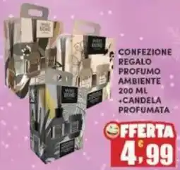 Maury's Confezione regalo profumo ambiente +candela profumata offerta