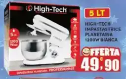 Maury's High-tech impastastrice planetaria 1200W bianca offerta