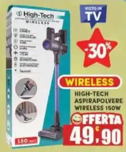 Maury's High-tech aspirapolvere wireless 150W offerta