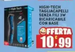 Maury's High-tech tagliacapelli senza fili 3W ricaricabile con base offerta