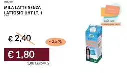 Prezzemolo e Vitale Mila latte senza lattosio uht offerta