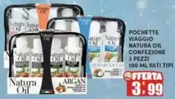 Maury's Pochette viaggio natura oil confezione offerta