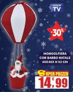 Maury's Mongolfiera con babbo natale offerta