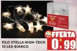 Maury's Filo stella high-tech 10 led bianco offerta