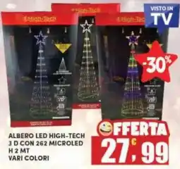 Maury's Albero led high-tech 3 d con 262 microled h2 mt offerta