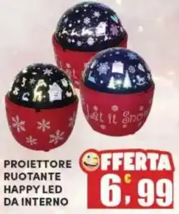 Maury's Proiettore ruotante happy led da interno offerta