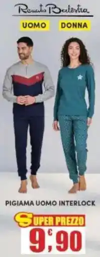 Maury's Pigiama uomo interlock offerta