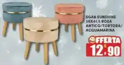 Maury's Sgab sunshine rosa antico/tortora/ acquamarina offerta