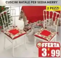 Maury's Cuscini natale per sedia merry offerta
