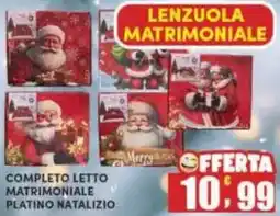 Maury's Completo letto matrimoniale platino natalizio offerta