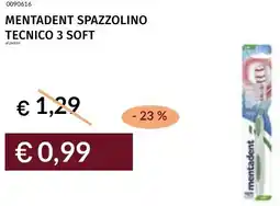 Prezzemolo e Vitale Mentadent spazzolino tecnico 3 soft offerta