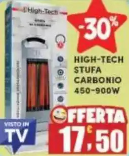 Maury's High-tech stufa carbonio 450-900w offerta