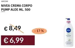 Prezzemolo e Vitale Nivea crema corpo pump aloe offerta