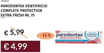 Prezzemolo e Vitale Parodontax dentifricio complete protection extra fresh offerta