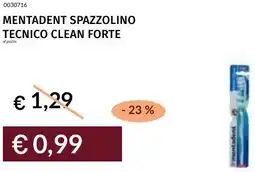 Prezzemolo e Vitale Mentadent spazzolino tecnico clean forte offerta