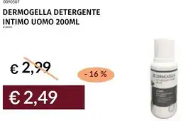Prezzemolo e Vitale Dermogella detergente intimo uomo offerta
