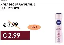Prezzemolo e Vitale Nivea deo spray pearl & beauty offerta