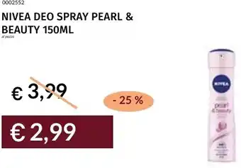 Prezzemolo e Vitale Nivea deo spray pearl & beauty offerta