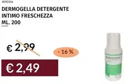 Prezzemolo e Vitale Dermogella detergente intimo freschezza offerta