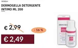 Prezzemolo e Vitale Dermogella detergente intimo offerta