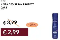 Prezzemolo e Vitale Nivea deo spray protect care offerta