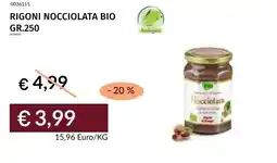 Prezzemolo e Vitale Rigoni nocciolata bio offerta