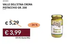 Prezzemolo e Vitale Valle dell'etna crema pistacchio offerta