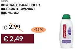 Prezzemolo e Vitale Borotalco bagnodoccia rilassante lavanda e iris offerta