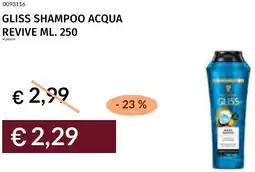 Prezzemolo e Vitale Gliss shampoo acqua revive offerta
