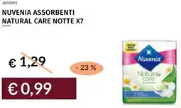 Prezzemolo e Vitale Nuvenia assorbenti natural care notte x7 offerta