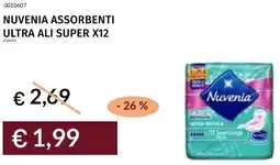 Prezzemolo e Vitale Nuvenia assorbenti ultra ali super x12 offerta
