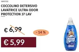 Prezzemolo e Vitale Coccolino detersivo lavatrice ultra odor protection offerta
