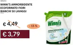 Prezzemolo e Vitale Winni's ammorbidente ecoformato fiori bianchi offerta