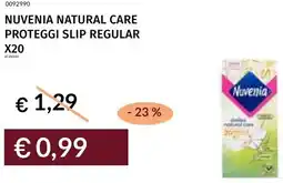 Prezzemolo e Vitale Nuvenia natural care proteggi slip regular x20 offerta