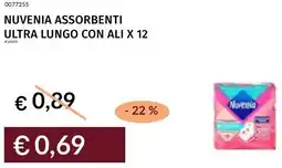 Prezzemolo e Vitale Nuvenia assorbenti ultra lungo con ali x 12 offerta