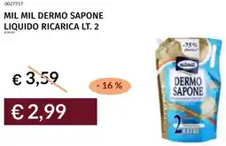 Prezzemolo e Vitale Mil mil dermo sapone liquido ricarica offerta