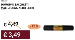Prezzemolo e Vitale Domopak sacchetti maxistrong nero offerta