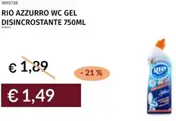 Prezzemolo e Vitale Rio azzurro wc gel disincrostante offerta