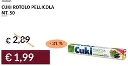 Prezzemolo e Vitale Cuki rotolo pellicola offerta