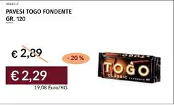 Prezzemolo e Vitale Pavesi togo fondente offerta