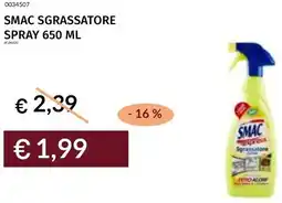 Prezzemolo e Vitale Smac sgrassatore spray offerta