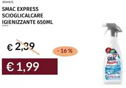 Prezzemolo e Vitale Smac express scioglicalcare igienizzante offerta