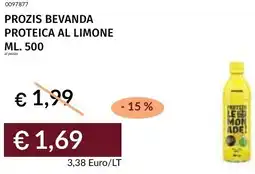 Prezzemolo e Vitale Prozis bevanda proteica al limone offerta