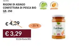 Prezzemolo e Vitale Rigoni di asiago confettura di pesca bio offerta